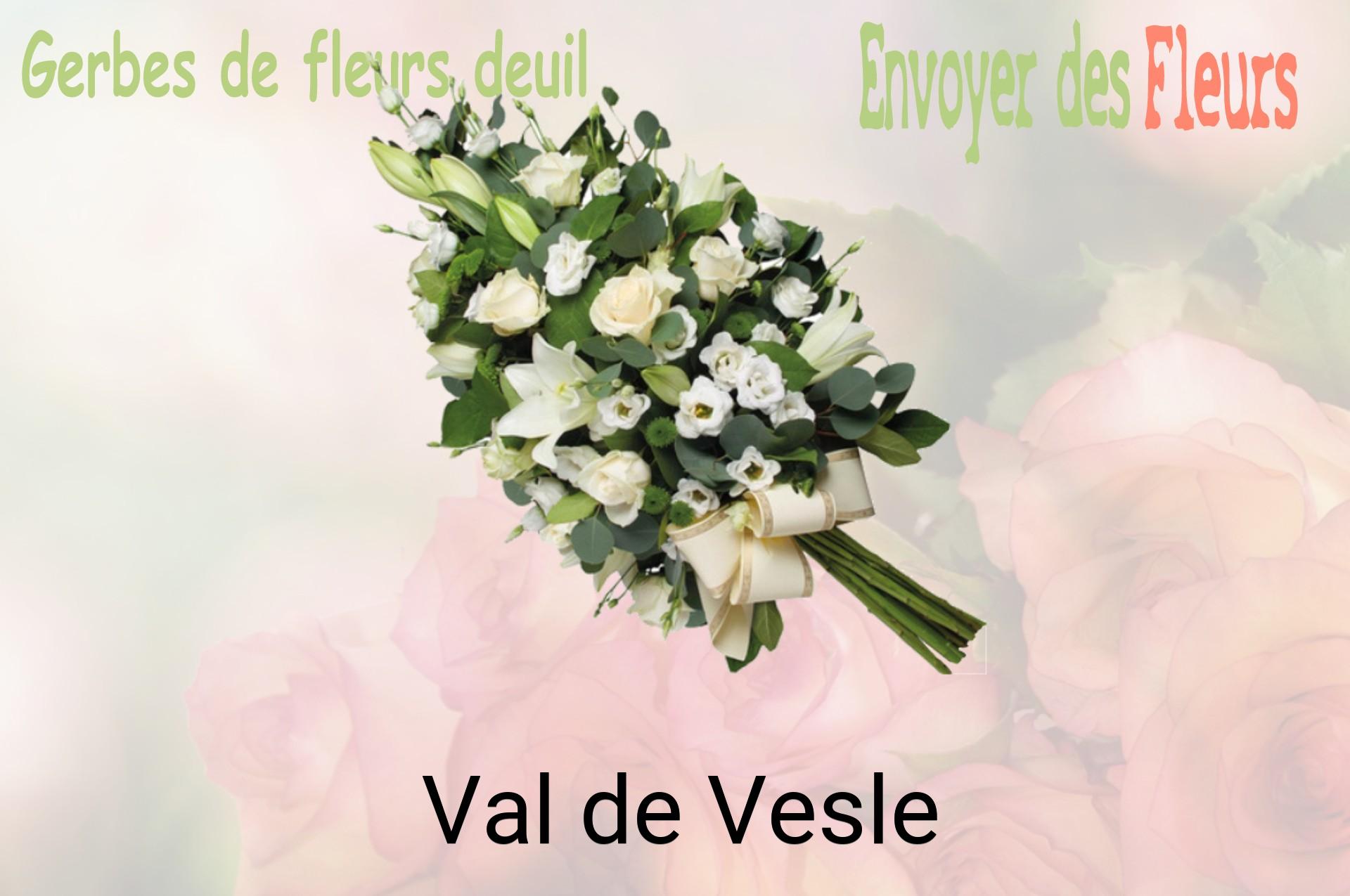 Gerbe de fleurs de deuil livrée à Val-de-Vesle